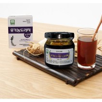 기침 목감기 기관지 유기농 도라지 배청 배즙 배엑기스 160g 220g, 1개, 도라지청(160g)