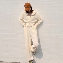 여성 후드 운동복 맨투맨 트레이닝복 세트