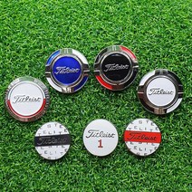 볼마커 볼마크 골프용품 자석클립 악세사리, 6 타이틀 신형 블루-화이트