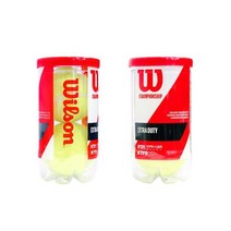 윌슨 테니스공 빠른배송 챔피언쉽 캔 볼 엑스트라 듀티 선수용 경기용 2구 2캔, 3캔(총6구)