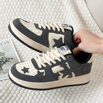 패들 킥판디자이너 보드 슈즈 스타 플랫 스니커즈 Zapatillas Mujer 레이스업, 01 Black_08 43