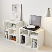 DK9944 깊은 책장 수납장 가로세로형 수납장 _DVX, 화이트