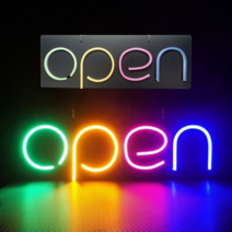 오너클랜 매장용 포맥스 LED네온간판 OPEN 영업중간판 입간판, 본상품선택