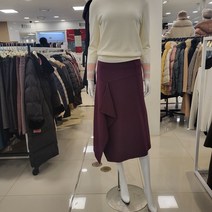 [조이너스] 핸드메이드 캐시미어 A라인 스커트 앞 뒤라인 절개 두께감 있음 겨울스커트