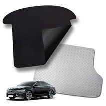 미로카매트 르노삼성 SM6 고무 방수 차박 논슬립 트렁크매트 3타입, 스퀘어블랙, SM6 페이스리프트 (2022년)