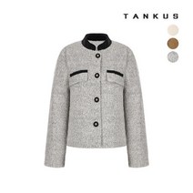 [탱커스] 여성 차이나 카라 플리스 자켓