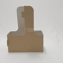 종이컵캐리어 - 무지 2구 1박스 (200개) [용기드림], 1개, 200개입