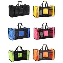 채집망 조과통 러기지택 다이브컴 핫 메쉬 더플 기어 비치 가방 스노클링 장비 다이빙시계, YELLOW