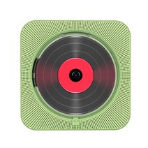 벽걸이형 CD플레이어 블루투스 스피커 CD 태교기 영어cd 재수기, 그린
