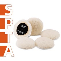 자동차폴리셔 광택기 듀얼폴리셔 (대량 판매 2pcs amp 5pcs) spta daro, 1인치 울 패드, 5개