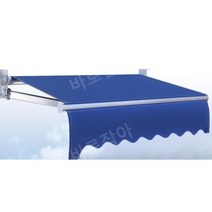 어닝천막 햇빛가리개 케노피 언니어닝 차고지 수동, 굵게(벽에 4m x2m)