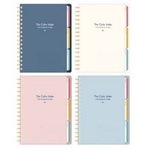 아이비스 3인덱스 PP 스프링노트 SP11268, 핑크, 1개