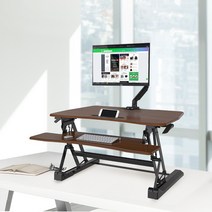 카멜마운트 PSW-VWD 수동대형 서서일하는 스탠딩책상(우드색상), 1개