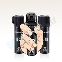 경호용품 여자호신용품 B-25 250회 사거리 5M, 1개