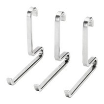 이케아 쿵스포르스 후크 실버 10x8cm 스테인리스 최대하중4kg, 1개, 이미지참조