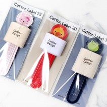 두루디자인 면 라벨(NEW), 3cm내추럴, -, 1개