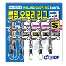 부산가자낚시 해동 HA-1738 롤링 오모리 리그 도래 덕용, M