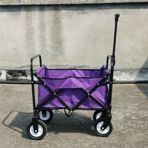 유라 아웃도어 캠핑카 접이식 슈퍼마켓 장보기 캐리어 카트 작은 짐카트, 미니 업그레이드 바이올렛