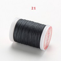 가죽공예실 레자실 가죽초실 0.5mm 120m 라운드 트위스트 왁스 스레드 문자열 가죽 바느질 DIY 수공예 도구, 한개옵션1, 20 21