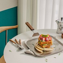 닥터하우스 웜 스텐 우드 사각팬 3.5T 인덕션 IH, 1개, 전체길이 49cm x 지름 29cm x 높이 1.4cm