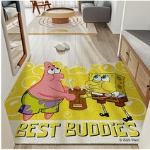 보글보글스폰지 밥 집 입구 미끄럼 방지 물 흡수 코일매트, 60X90CM, 안경