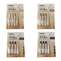 목재가구 마루 보수용 펜타입 흠집보수제 우드퍼티 틈새메꿈 자연스러운 셀프시공 DIY, 밝은색