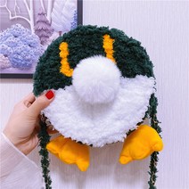 부드러운 도날드덕 diy 수예 키트 집순이 선물 짠가방 만들기 핸드메이드