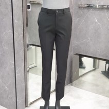 리버클래시 리버클래시 LIW23971-BK 블랙 스판 밴딩 슬랙스