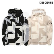 데상트 공용 셰르파 플리스 후드 자켓 SM423SKTN1
