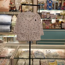 압소바 별패턴 주머니 포인트 봄 가을 간절기 공용 브이넥 순면 가디건 롤업가능이라 간편하게 외출도 좋아요