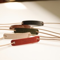 [마노랩] 한듯 안한듯 가벼운 천연소가죽 마스크스트랩/안경줄