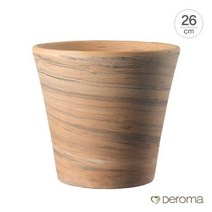 [데로마 Deroma] 테라코타 이태리토분 바소 코노 듀오 26cm, 26cm/white