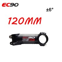 자전거 스템 Ec90 탄소 섬유 줄기 31.8mm mtb 바 줄기 도로 617도 60708090100110120mm 핸들 줄기 부품, 6도-120mm