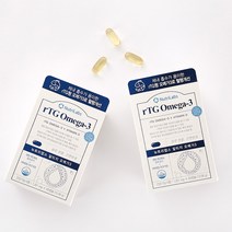 rTG 알티지 오메가3 120캡슐 4개월분 고지혈증 중성지방 기억력 개선 EPA DHA, 2박스, 1,201mg x 60