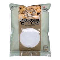 국내산 100% 감자전분, 1kg, 3개