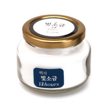 [추석맞이 20%덤행사] 백석빛소금 12시간 용융소금 분말/알갱이 병포장(250g), 1개, 알갱이(250g)