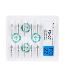 치과성분 치아미백 셀프치아미백제 치과용 다이아몬드 버 드릴 버 고속 핸드피스 핸들 직경 1.6mm 도구, 04 FO-27