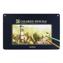 비투비월드 문화 36색 고급 색연필(틴) / 문화색연필세트