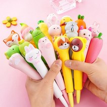 말랑말랑 스퀴시볼펜 찹쌀떡같은 중성펜 15종컬렉션, 03. 해피돼지