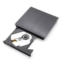 CD롬 외장ODD CD리더기 외부 Bluray 드라이브 USB 3.0 광학 버너 블루 레이 플레이어 CD / DVD RW, 02 Black