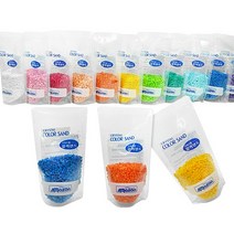 쥬파크 아마존 칼라샌드 200g 모래 자갈, 1개, 노란