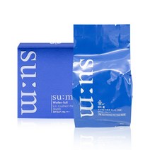 숨37도 워터풀 CC 쿠션 파운데이션 리필 15g, 2호, 1개