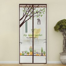 가든 문모기장 90X200CM 현관방충망 자석모기장
