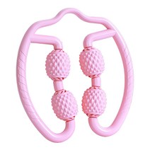종아리 붓기 뻐근한목 뒷목 마사지 롤러, 핑크, 1개