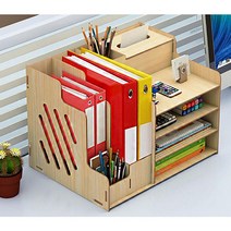 LUB000459스마트 서류수납 데스크정리함 내추럴 서류정리함