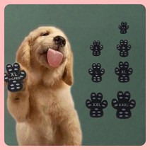 슬개골보호대 애견매트 보호 강아지 미끄럼방지 패드 4매, M, 블랙