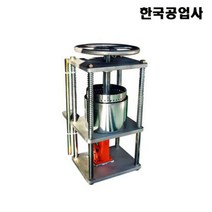 한국 공업사 수동 유압식 칡 즙짜는 기계 1ton 착즙기