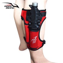 수중칼 홀더 해루질 나이프 D링 더블백 커버 스쿠버 프리다이빙 장비DIVER, 블랙