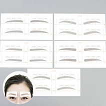 여자눈썹모양 눈썹그리는도구 모양틀스티커 1P, 타입, A타입(품)(절)