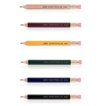 OHTO APS-680E 목재홀더샤프 2.0mm 연필 우드 펜 모양 신학기 선물 용품 문구 도구 필기 스케치 그림 미술 예쁜 육각형 베럴 홀더심 질감 상단노크 지우개내장 샤프심, APS-680E 옐로우